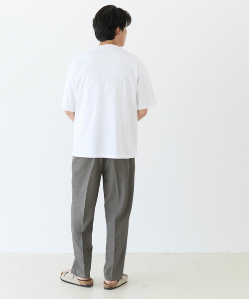 coca（coca）（コカ）の「ストレッチテーパードパンツ（スラックス・メンズ・ブラック/グレイッシュベージュ・XL/M/L）」の6枚目の写真