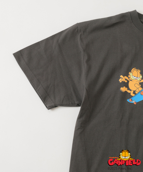 THRASHER(スラッシャー)の「Garfield × THRASHER 別注 プリントTシャツ(Tシャツ/カットソー・メンズ・ブラック系その他/カーキ/ホワイト/ボルドー/パープル・MEDIUM/LARGE)」の10枚目の写真