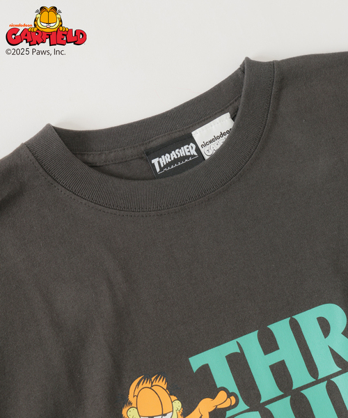 THRASHER(スラッシャー)の「Garfield × THRASHER 別注 プリントTシャツ(Tシャツ/カットソー・メンズ・ブラック系その他/カーキ/ホワイト/ボルドー/パープル・MEDIUM/LARGE)」の11枚目の写真