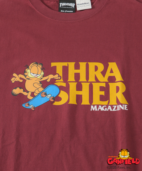 THRASHER(スラッシャー)の「Garfield × THRASHER 別注 プリントTシャツ(Tシャツ/カットソー・メンズ・ブラック系その他/カーキ/ホワイト/ボルドー/パープル・MEDIUM/LARGE)」の22枚目の写真