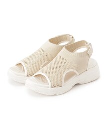 SHOO・LA・RUE | ニットスニーカーサンダル(サンダル)