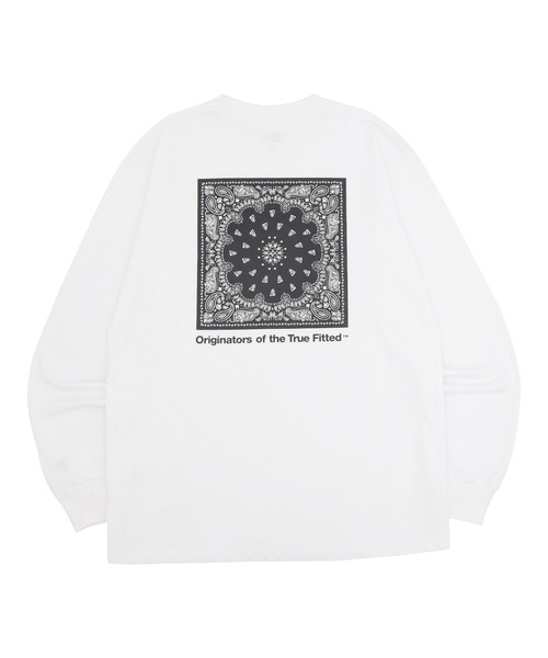 NEW ERA(ニューエラ)の「ニューエラ 長袖Tシャツ フラッグ ロゴ(Tシャツ/カットソー・メンズ・ホワイト/ブラック・XL/L/M/XXL/S)」の11枚目の写真