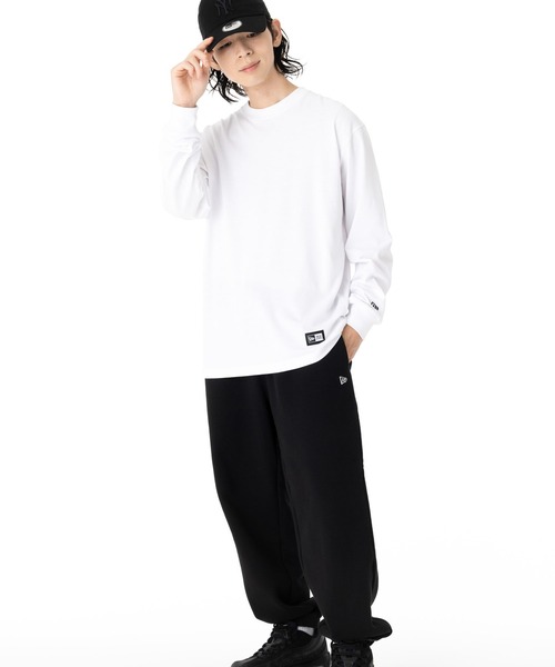 NEW ERA(ニューエラ)の「ニューエラ 長袖Tシャツ フラッグ ロゴ(Tシャツ/カットソー・メンズ・ホワイト/ブラック・XL/L/M/XXL/S)」の8枚目の写真