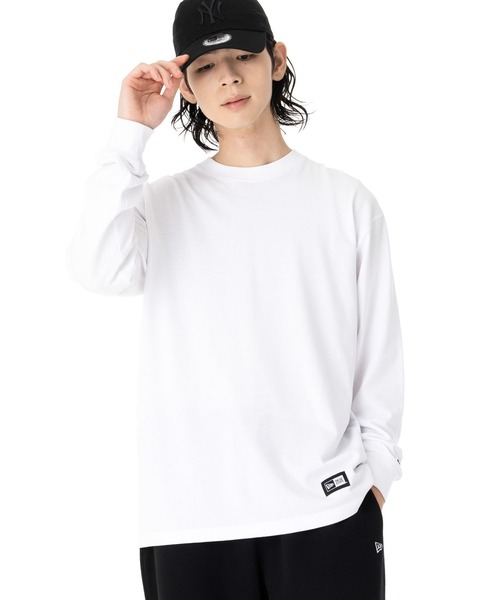 NEW ERA(ニューエラ)の「ニューエラ 長袖Tシャツ フラッグ ロゴ(Tシャツ/カットソー・メンズ・ホワイト/ブラック・XL/L/M/XXL/S)」の3枚目の写真