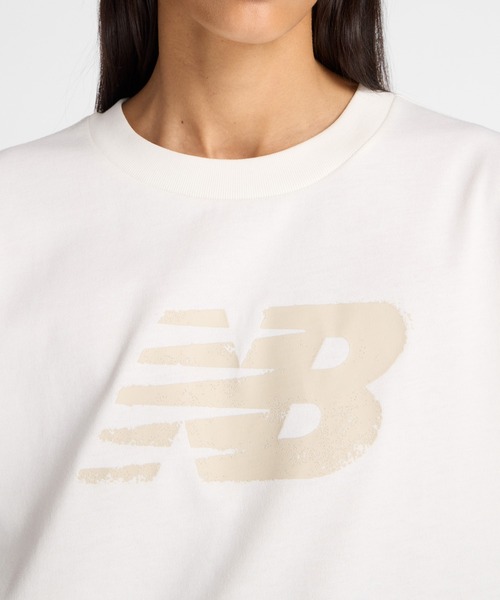 NEW BALANCE(ニューバランス)の「リラックスショートスリーブTシャツ(Tシャツ/カットソー・レディース・ベビーピンク/オフホワイト・X-LARGE/LARGE/MEDIUM/SMALL)」の3枚目の写真
