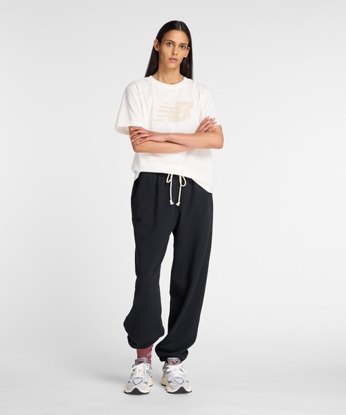 NEW BALANCE(ニューバランス)の「リラックスショートスリーブTシャツ(Tシャツ/カットソー・レディース・ベビーピンク/オフホワイト・X-LARGE/LARGE/MEDIUM/SMALL)」の6枚目の写真