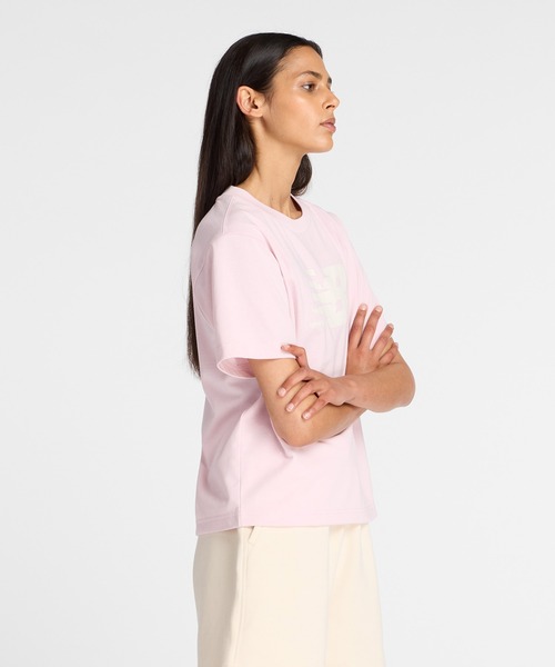 NEW BALANCE(ニューバランス)の「リラックスショートスリーブTシャツ(Tシャツ/カットソー・レディース・ベビーピンク/オフホワイト・X-LARGE/LARGE/MEDIUM/SMALL)」の7枚目の写真