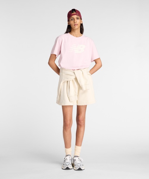 NEW BALANCE(ニューバランス)の「リラックスショートスリーブTシャツ(Tシャツ/カットソー・レディース・ベビーピンク/オフホワイト・X-LARGE/LARGE/MEDIUM/SMALL)」の12枚目の写真