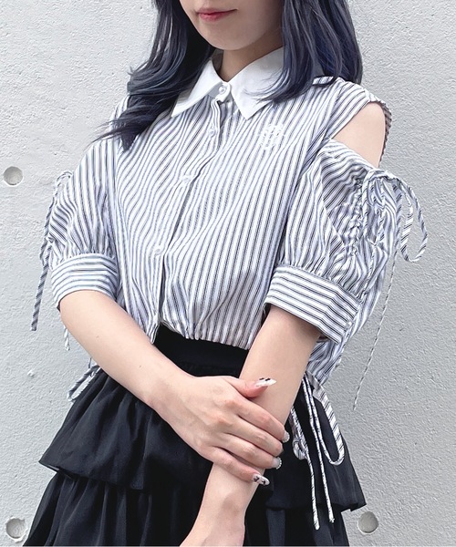 GOOD GRIEF! ブラウス　シャツ GOOD GRIEF!/グッドグリーフ】 SHEER COTTON SHIRT（シャツ