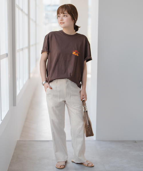 Spick & Span(スピックアンドスパン)の「リネンライクルーズベイカーパンツ(その他パンツ・レディース・ブラック/アイボリー/ピンク・34/36/38)」の18枚目の写真