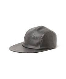 BEAMS PLUS | 5 Panel Long Bill Aged Fake Leather(キャップ)