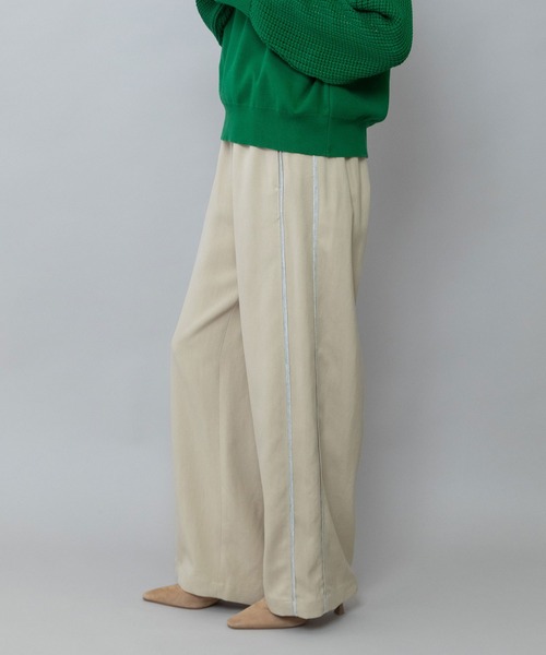 Munich(ミューニック)の「リヨセルオックスワイドパンツ(その他パンツ・レディース・ベージュ/ブルーグレー/ブラック・M/S)」の3枚目の写真