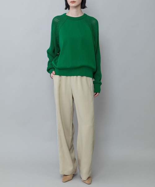 Munich(ミューニック)の「リヨセルオックスワイドパンツ(その他パンツ・レディース・ベージュ/ブルーグレー/ブラック・M/S)」の4枚目の写真