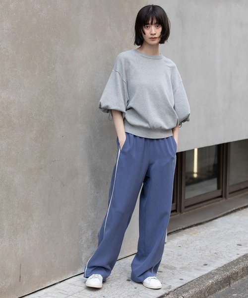 Munich(ミューニック)の「リヨセルオックスワイドパンツ(その他パンツ・レディース・ベージュ/ブルーグレー/ブラック・M/S)」の14枚目の写真