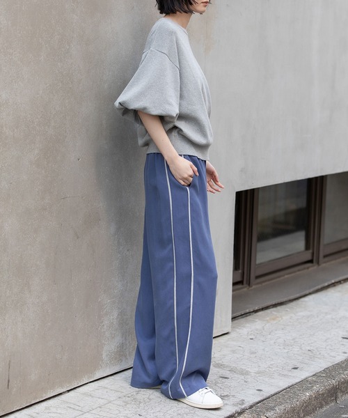 Munich(ミューニック)の「リヨセルオックスワイドパンツ(その他パンツ・レディース・ベージュ/ブルーグレー/ブラック・M/S)」の15枚目の写真