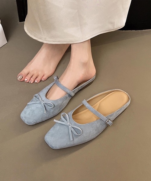 aimoha(アイモハ)の「スエードリボンミュール (SS)(その他シューズ・レディース・ブルー/ピンク/ライトベージュ・23.5cm/24.5cm/23.0cm/24.0cm/25.0cm)」の18枚目の写真