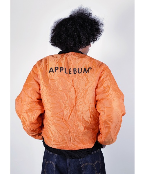 APPLEBUM（アップルバム）の「Wrinkled MA-1 Jacket（MA-1・メンズ・ブラック・X-LARGE/LARGE/MEDIUM）」の17枚目の写真