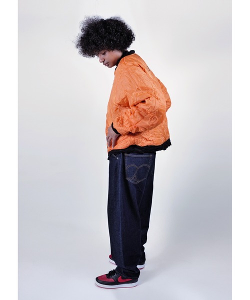 APPLEBUM（アップルバム）の「Wrinkled MA-1 Jacket（MA-1・メンズ・ブラック・X-LARGE/LARGE/MEDIUM）」の19枚目の写真