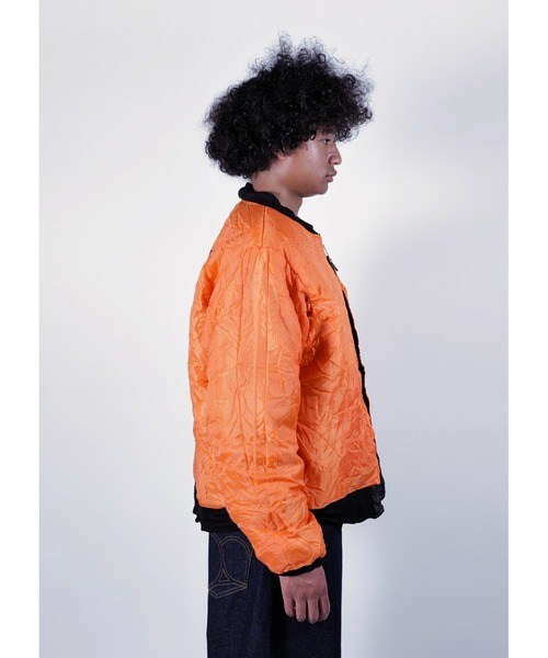 APPLEBUM（アップルバム）の「Wrinkled MA-1 Jacket（MA-1・メンズ・ブラック・X-LARGE/LARGE/MEDIUM）」の22枚目の写真
