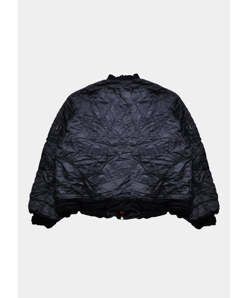 APPLEBUM（アップルバム）の「Wrinkled MA-1 Jacket（MA-1・メンズ・ブラック・X-LARGE/LARGE/MEDIUM）」の12枚目の写真