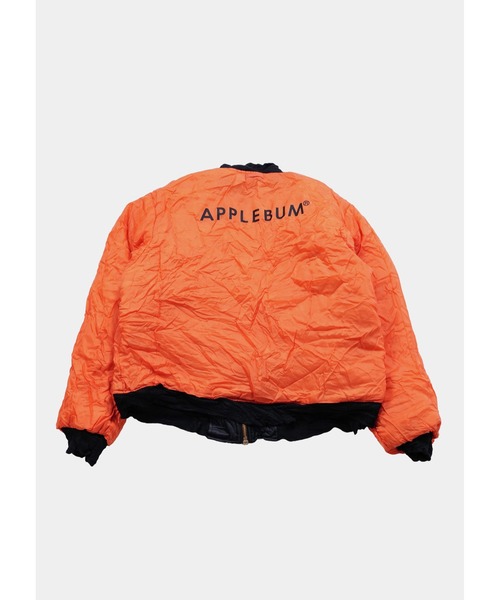 APPLEBUM（アップルバム）の「Wrinkled MA-1 Jacket（MA-1・メンズ・ブラック・X-LARGE/LARGE/MEDIUM）」の14枚目の写真