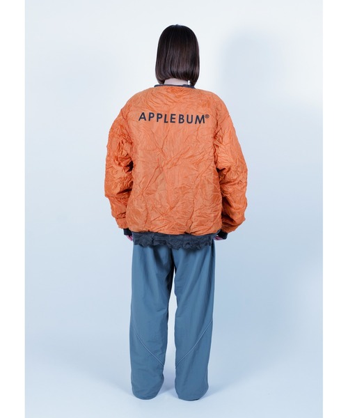 APPLEBUM（アップルバム）の「Wrinkled MA-1 Jacket（MA-1・メンズ・ブラック・X-LARGE/LARGE/MEDIUM）」の6枚目の写真