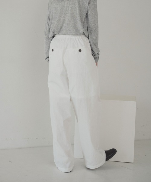 セール】合繊ツイル イージーパンツ（チノパンツ）｜hellam（へラム