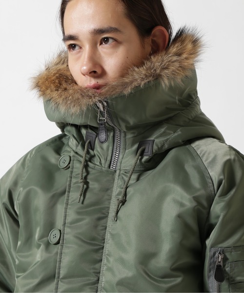 AVIREX(アヴィレックス)の「N-2B COMMERCIAL REAL FUR / N-2B コマーシャル リアルファー / AVIREX / アヴィレックス(ブルゾン・メンズ・セージグリーン/ブラック・LARGE/MEDIUM/X-LARGE/XX-LARGE)」の20枚目の写真