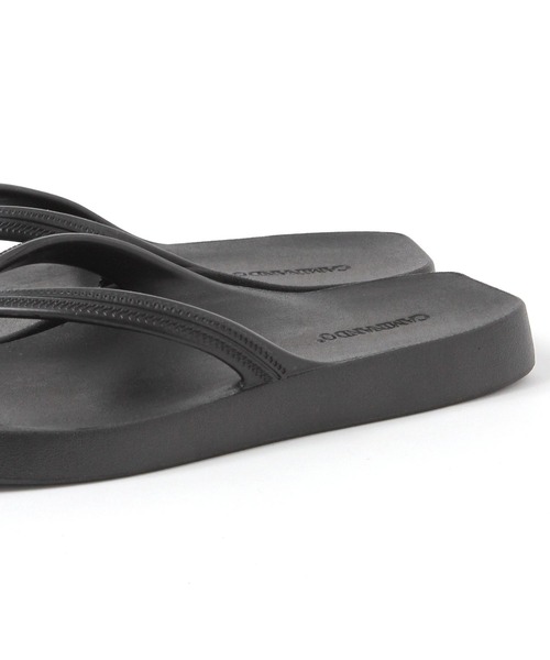 Curensology（カレンソロジー）の「Curensology(カレンソロジー)/【CAMINANDO】フリップフラップサンダル（サンダル・レディース・ブラック/アイボリー・37/38/36）」の14枚目の写真