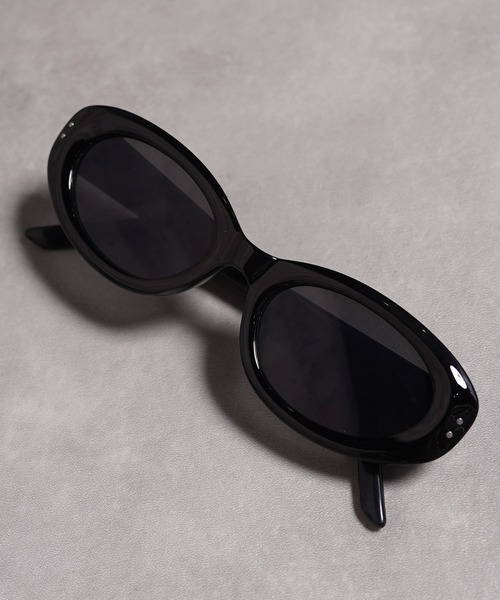 オーバル型 サングラス 【メガネ ケース付き】 / Oval sunglasses  