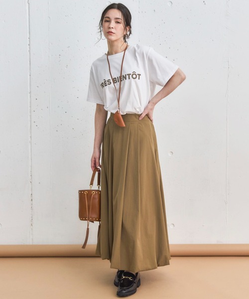 Doux archives(ドゥアルシーヴ)の「フロッキーロゴTee(Tシャツ/カットソー・レディース・チャコールグレー/オフホワイト/グリーン・FREE)」の20枚目の写真