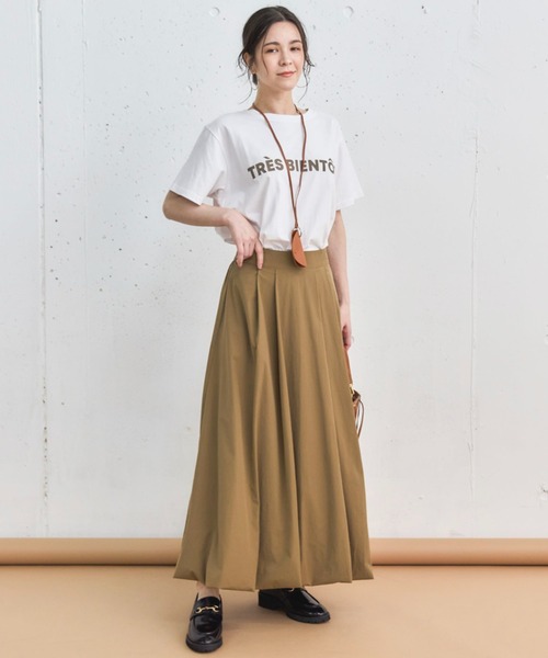 Doux archives(ドゥアルシーヴ)の「フロッキーロゴTee(Tシャツ/カットソー・レディース・チャコールグレー/オフホワイト/グリーン・FREE)」の21枚目の写真