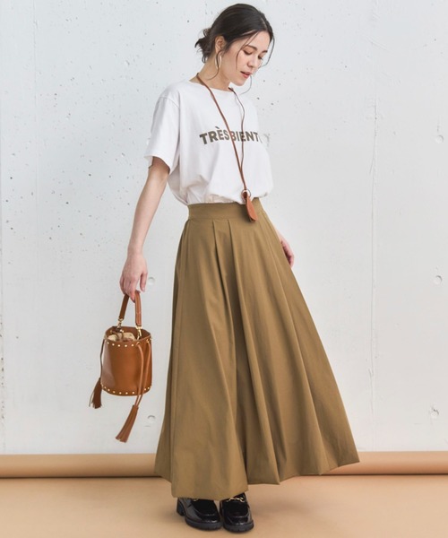 Doux archives(ドゥアルシーヴ)の「フロッキーロゴTee(Tシャツ/カットソー・レディース・チャコールグレー/オフホワイト/グリーン・FREE)」の22枚目の写真