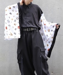 REZEN | 和面プリント和袖シャツ(シャツ/ブラウス)