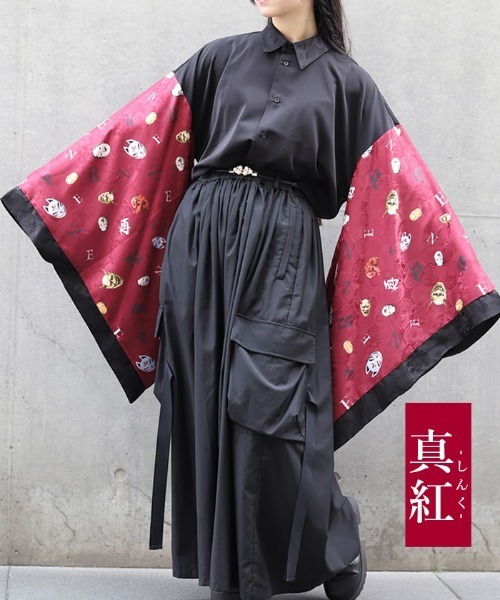 アクシーズ　和風ブラウス 和風ブラウス | 衣料 | axes femme online shop