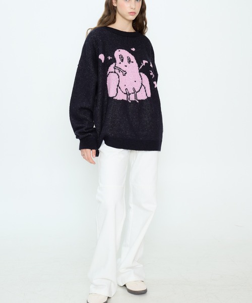 LUVISTRUE(ラヴイズトゥルー)の「CH TUCK BOOTSCUT PANTS(デニムパンツ・レディース・ブラック/ブラウン/ホワイト・SMALL/MEDIUM)」の6枚目の写真