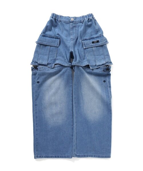 algy（アルジー）の「変幻自在パンツ（その他パンツ・キッズ・インディゴブルー/ブラック・SMALL/MEDIUM/X-SMALL/XX-SMALL）」の14枚目の写真