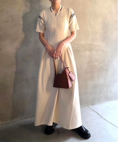 ワンピース Ameri TRUCK JACKET LIKE FLARE DRESS TRUCK JACKET LIKE FLARE DRESS（ワンピース）｜Ameri（アメリ