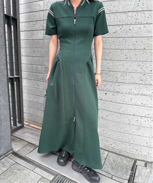 TRUCK JACKET LIKE FLARE DRESS（ワンピース）｜Ameri（アメリ