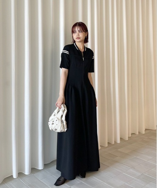 TRUCK JACKET LIKE FLARE DRESS（ワンピース）｜Ameri（アメリ