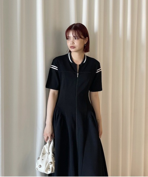 TRUCK JACKET LIKE FLARE DRESS（ワンピース）｜Ameri（アメリ
