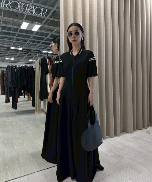 ワンピース Ameri TRUCK JACKET LIKE FLARE DRESS TRUCK JACKET LIKE FLARE DRESS（ワンピース）｜Ameri（アメリ