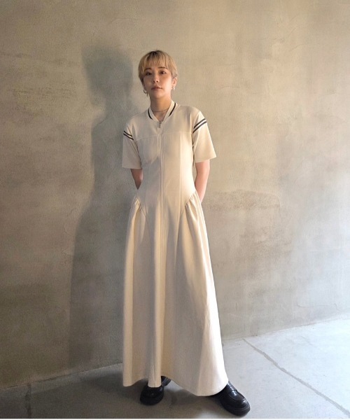 TRUCK JACKET LIKE FLARE DRESS（ワンピース）｜Ameri（アメリ