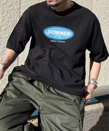 RGY（アールジーワイ）の「【RGY】DOWNERオーバルロゴビッグシルエットTシャツ（Tシャツ/カットソー）」