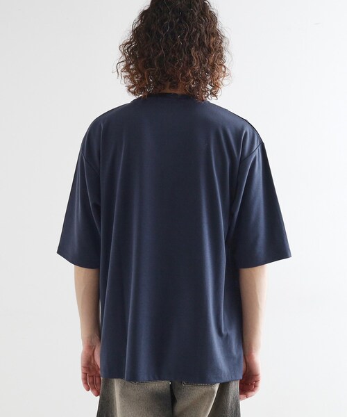 tk.TAKEO KIKUCHI(ティーケータケオキクチ)の「ストライプタックTシャツ(Tシャツ/カットソー・メンズ・ブラック/ホワイト/ブルー系その他・02/03/04)」の18枚目の写真