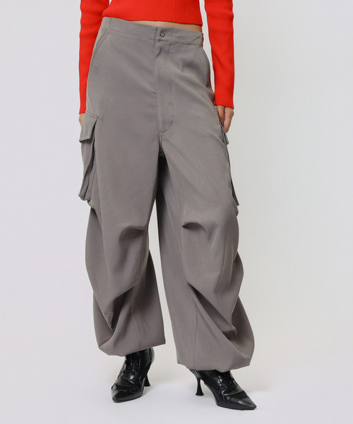 BACK TO THE FIELD（バック トゥー ザ フィールド）の「【MLB】タックカーゴパンツ（その他パンツ・レディース・グレー/ブラック/ブラウン・FREE）」の21枚目の写真