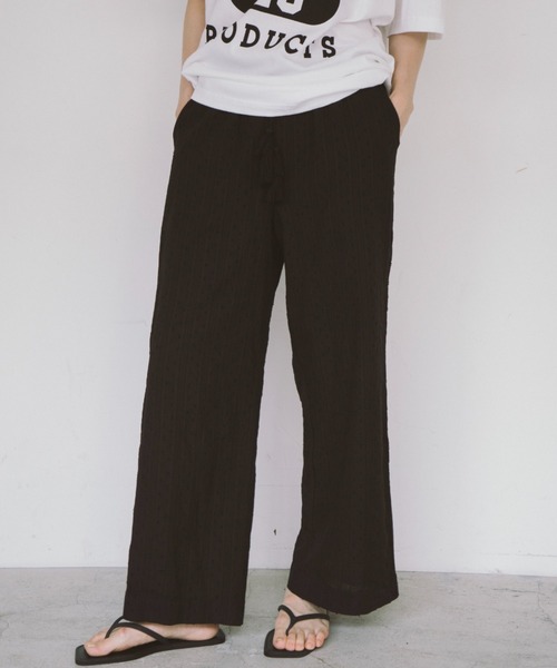 THEATRE PRODUCTS（シアタープロダクツ）の「インドドビーコットンパンツ（その他パンツ・レディース・グリーン/レッド/ブラック・FREE）」の7枚目の写真