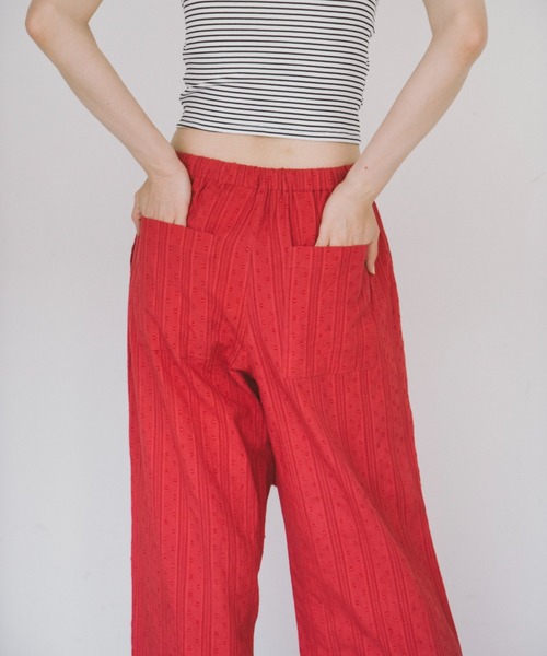 THEATRE PRODUCTS（シアタープロダクツ）の「インドドビーコットンパンツ（その他パンツ・レディース・グリーン/レッド/ブラック・FREE）」の17枚目の写真