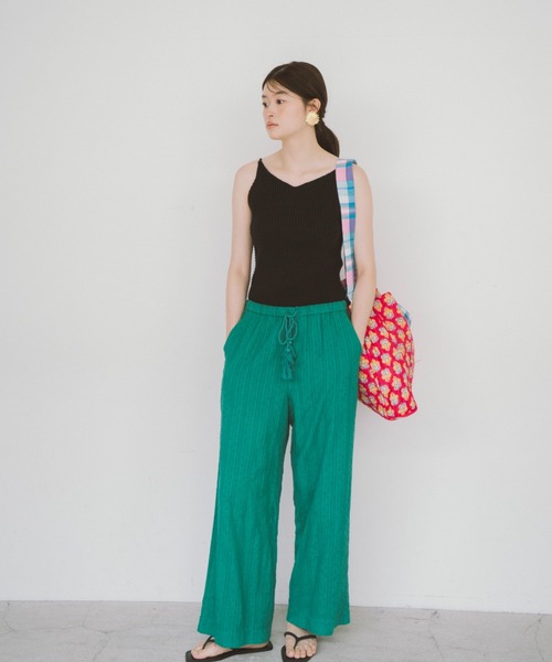 THEATRE PRODUCTS（シアタープロダクツ）の「インドドビーコットンパンツ（その他パンツ・レディース・グリーン/レッド/ブラック・FREE）」の21枚目の写真