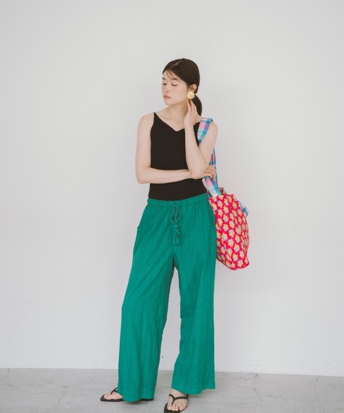 THEATRE PRODUCTS（シアタープロダクツ）の「インドドビーコットンパンツ（その他パンツ・レディース・グリーン/レッド/ブラック・FREE）」の22枚目の写真